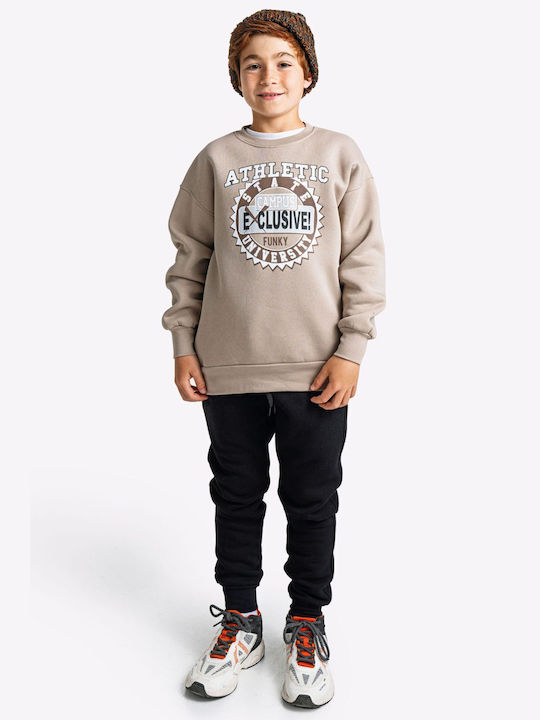 Funky Kids Sweatpants Set Gray