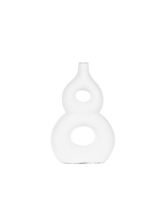 S Line Decorative Vase White