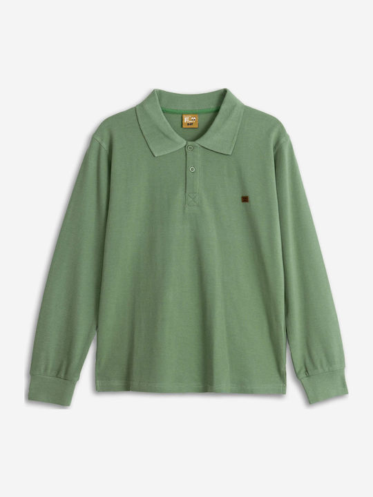 Funky Παιδικό Polo Μακρυμάνικο Πράσινο