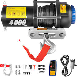 Vevor Electric 4x4 Car Winch 12V with Towing Capacity 2041kg