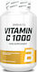 Biotech USA Vitamin C Βιταμίνη για Ενίσχυση του Ανοσοποιητικού, τo Δέρμα & Αντιοξειδωτική δράση 1000mg 250 ταμπλέτες