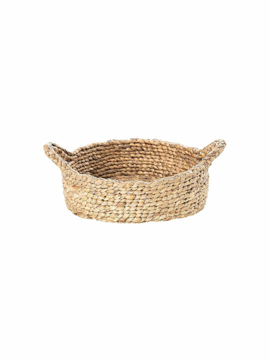 Coș decorativ Wicker cu mânere Beige S Line