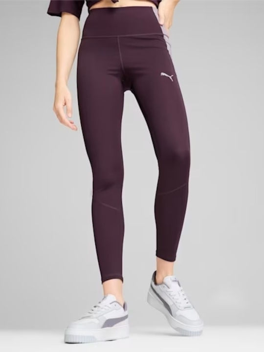 Puma Evostripe Tights Women's Legging Burgundy