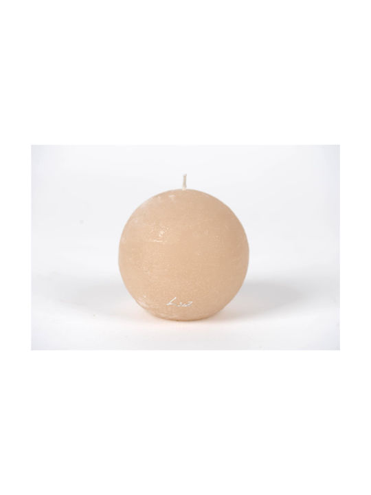 Scented Candle Ball Ecru 1pcs