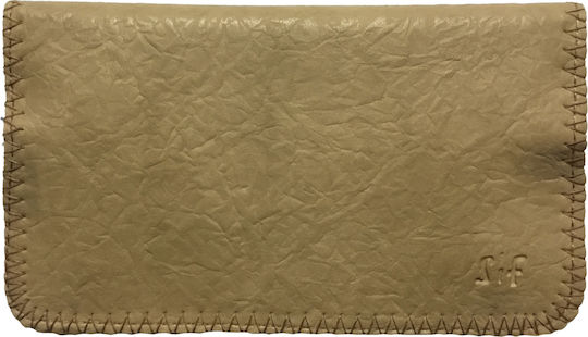 Sif Тютюнева чанта с магнитно закопчаване 19x16см. Beige/Blue #21