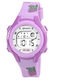 Mingrui Kinder-Digitaluhr mit Silikonarmband Lila