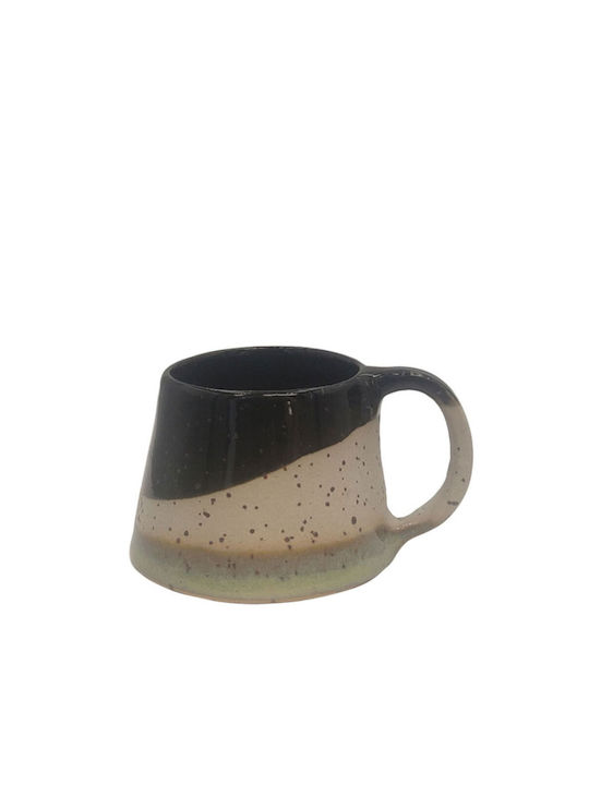 Cană Ceramică Neagră 300ml 1buc