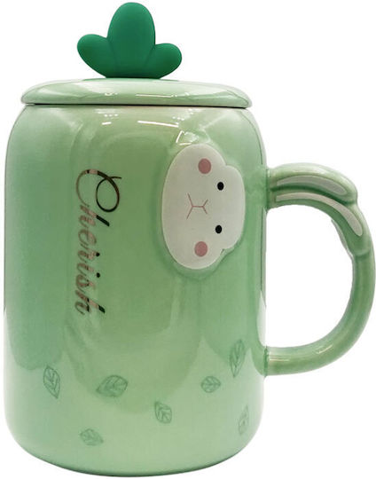 Etoile Cană Ceramică Verde