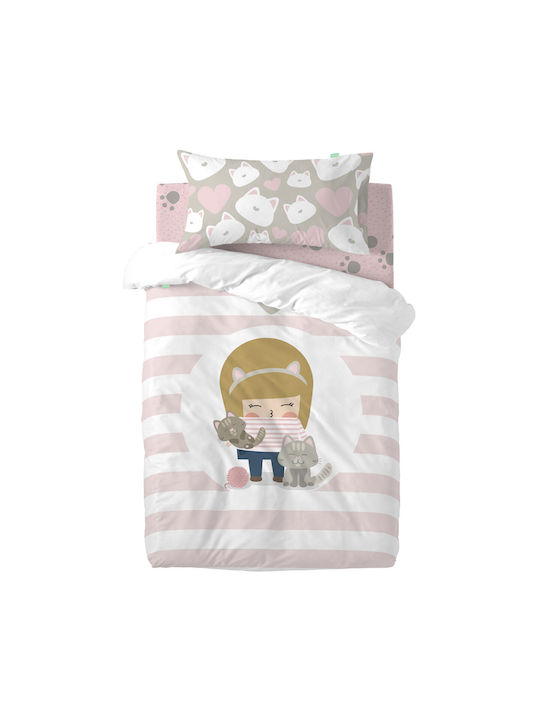 HappyFriday Baby Duvet Cover Set With Pillowcase Multicolour 115x145cm