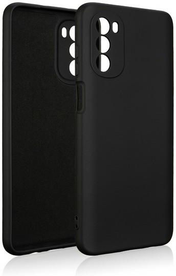 Beline Задна корица Силикон Черен (Moto G52)