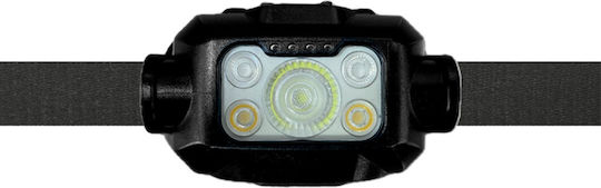 Aca Rechargeable Headlamp LED IP44 with Maximum Brightness 650lm Black