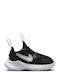 Flex Runner 3 TD Αθλητικά Παιδικά Παπούτσια Running Slip-On Μαύρα