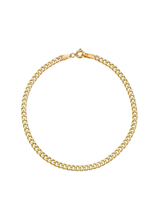 Gold Bracelet 14k Retro Shine 17cm