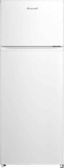 Brandt Ψυγείο Δίπορτο 204lt Υ143xΠ55xΒ55εκ. Λευκό BFD4355EW