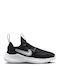 Flex Runner 3 PS Kids Sports Shoes Running Slip-On Black