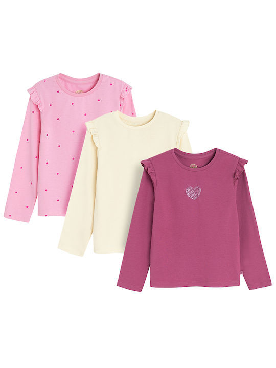 Cool Club Set of Kids' Blouses Multicolour