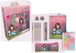 Santoro Kids Stationery Set with Pencil, Sharpener, Eraser, Ruler and Pencil Case