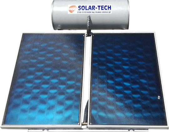 Solar-Tech Încălzitor solar de apă 300lt Sticlă Energie Triplă 4 m² Selectiv