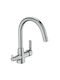 Vidima Kitchen Faucet Counter Silver