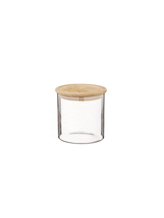 Set 1pcs Jars General Use with Lid Glass 450ml