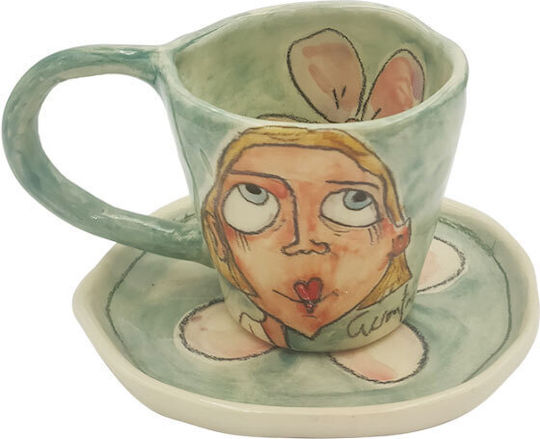 Cană Espresso Ceramică Verde