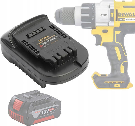 Adapter Battery Converter Bosch 18v To Dewalt 18v Bs18dl