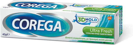 Corega 3d Ultra Fresh Στερεωτική Κρέμα 40gr