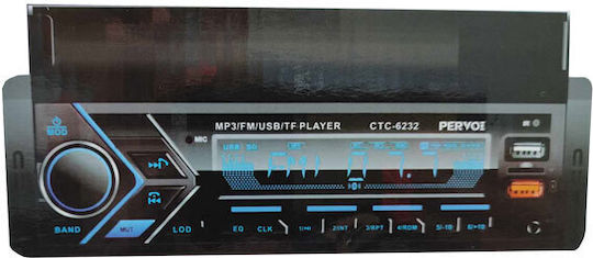 PerVoi Player Ραδιόφωνο Αυτοκινήτου 1 DIN (Bluetooth/USB)