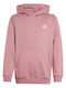 Fleece Kids Sweatshirt with Hood and Pockets Pink Sweatshirt Essential