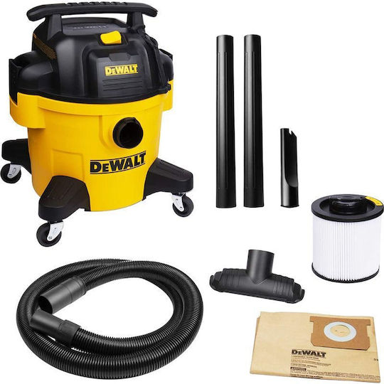DEWALT Σκούπα Υγρών / Στερεών 1160W με Πλαστικό Κάδο 23lt