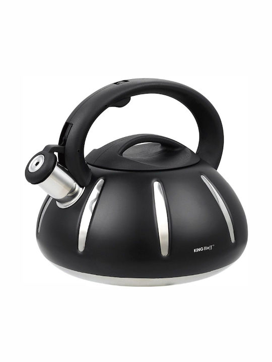 KING Hoff Wasserkocher Edelstahl Schwarz 3000ml