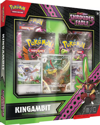 Nintendo Scarlet & Violet Shrouded Fable - Kingambit Illustration Collection Pokémon Pachete