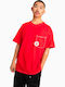 T-shirt Κόκκινο