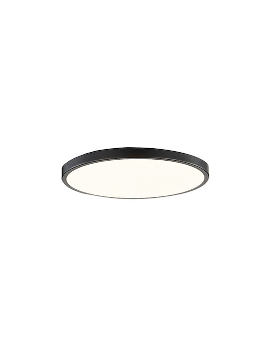 Inlight Ceiling Light with Integrated LED Black