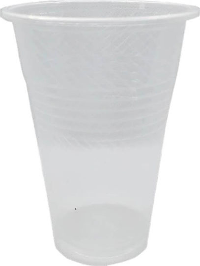 Tefaco Ποτήρι μιας Χρήσης Πλαστικό Διάφανο 250ml 50τμχ