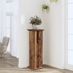 vidaXL Pflanzenständer Holz Beige 33cmx33cmx100...