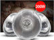 Thermolampe Bongbada Weiße 200 Watt Druckglas