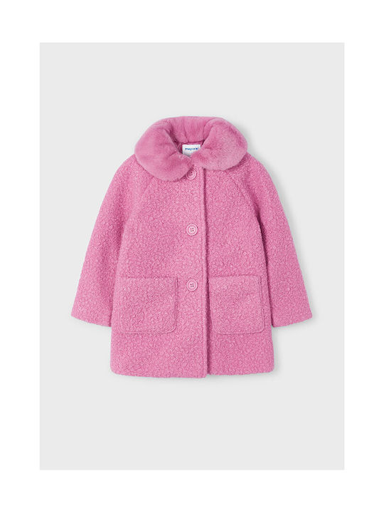 Mayoral Kids Coat Pink