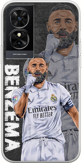 Football Stars Karim Benzema Tcl 50 Se Flexible Tpu Διάφανη Σιλικόνη