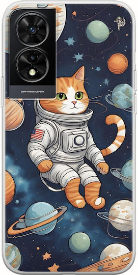 Lost In Space Cat Tcl 505 Flexible Tpu Διάφανη Σιλικόνη