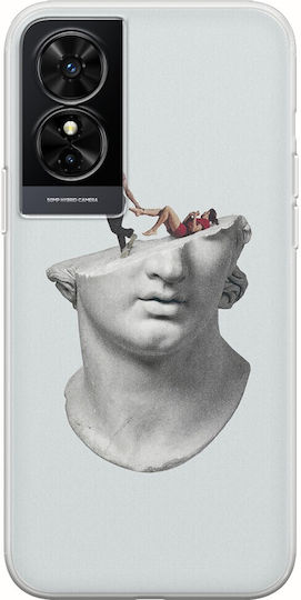 Get Out My Head TCL 50 SE Flexible TPU Transparent Silicone