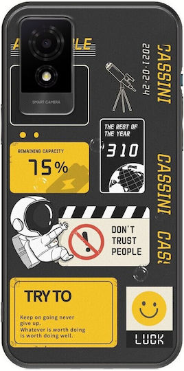 Dont Trust People Tcl 501 Black Tpu Μαύρη Σιλικόνη