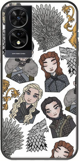 Game of Thrones TCL 505 Silicon TPU Negru