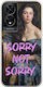 Vintage Lady Sorry Not Sorry Tcl 505 Flexible TPU Transparent Silicone