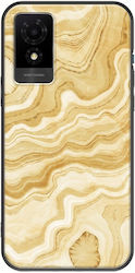 Achatstein Golden TCL 501 Schwarzes TPU Schwarzes Silikon Achatstein Golden TCL 501 Schwarzes TPU Schwarzes Silikon