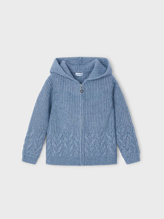 Mayoral Kids Cardigan Knitted Blue