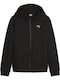 Athletic Kids Cardigan Cotton with Hood Black TRAIN FAVORITE