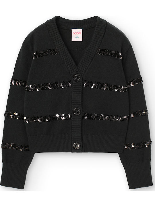 Cardigan pentru copii De bumbac negru
