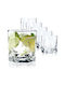 Kadax Glass Set Cocktail/Drinking / Water made of Glass 325ml 6pcs