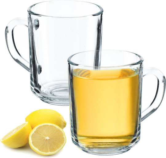 Kadax Σετ Ποτήρια Καφέ / Freddo Γυάλινα 240ml 2τμχ